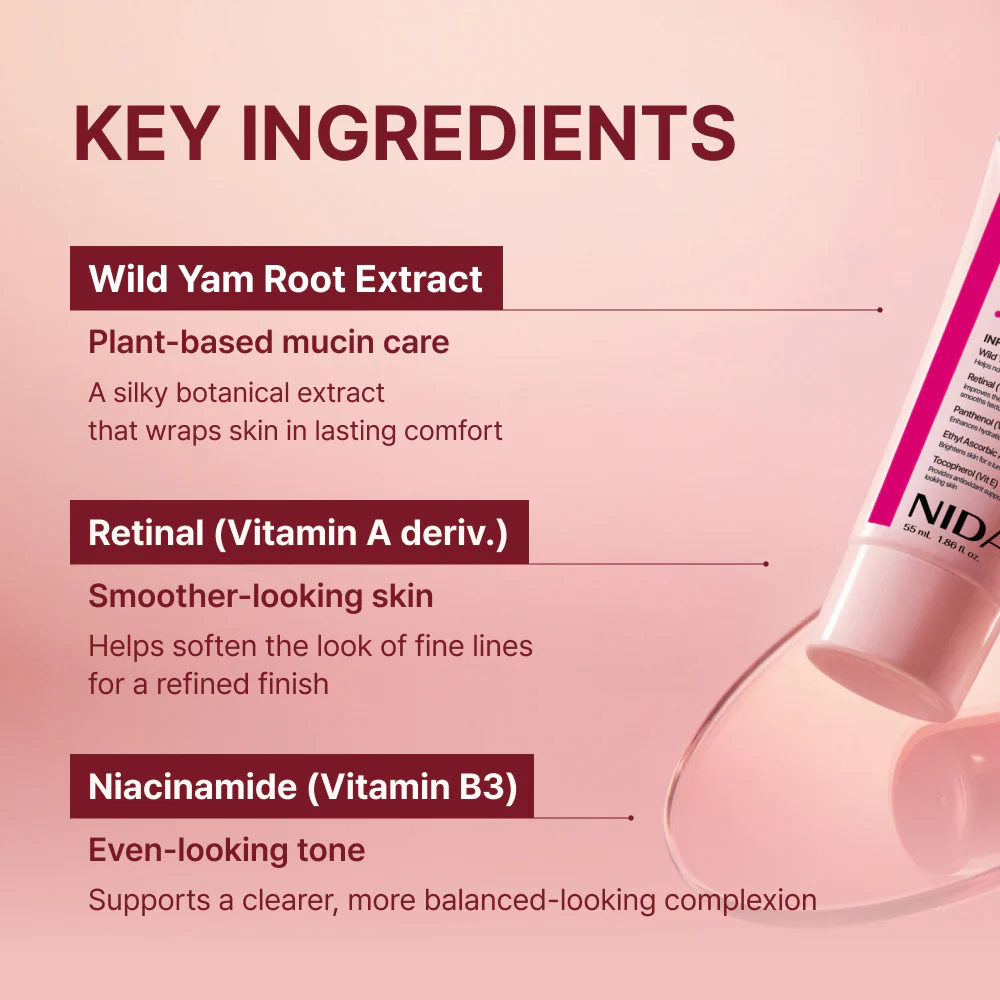 NIDA Youthful Formula™ Yam Mucin ABCE Facial Cream - Image 4