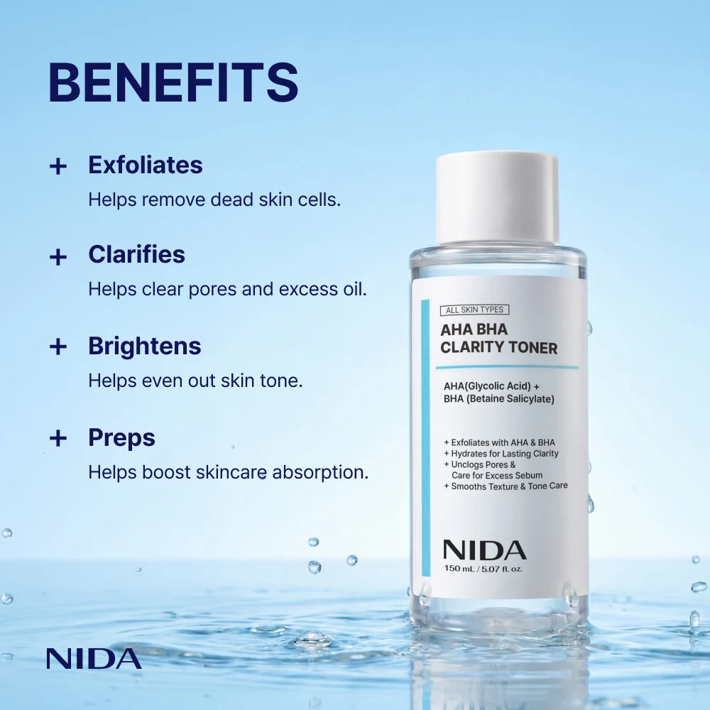 NIDA AHA BHA Clarity Toner - Image 3
