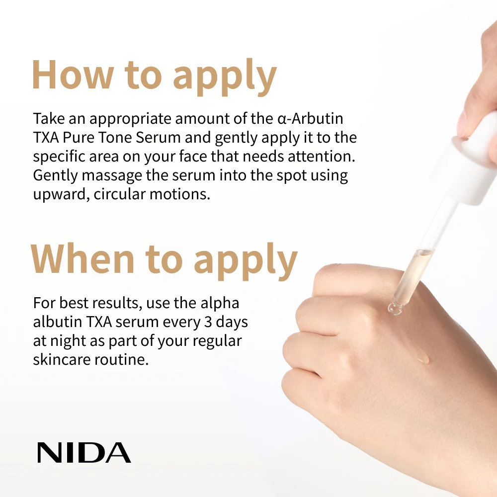 NIDA α-Arbutin TXA Pure Tone Serum - Image 7