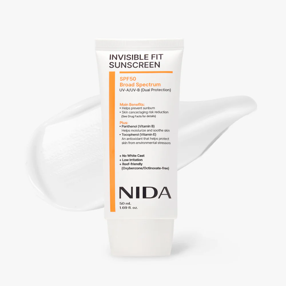 NIDA Invisible Fit Sunscreen for Face & Body
